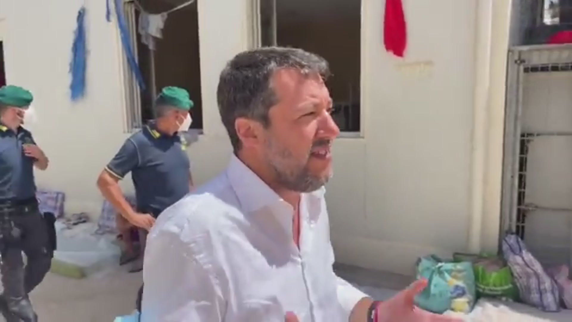 Matteo Salvini Lampedusa 2022
