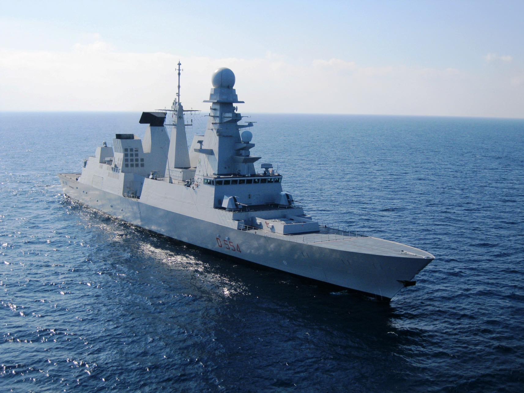 Cacciatorpediniere nave Caio Duilio Marina militare wikimedia commons