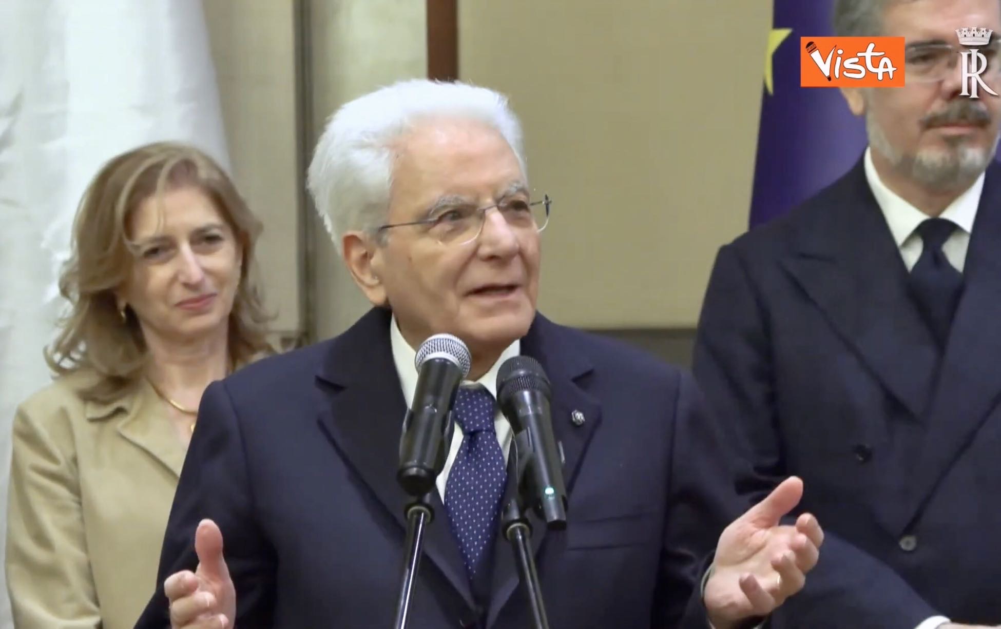 Mattarella vista