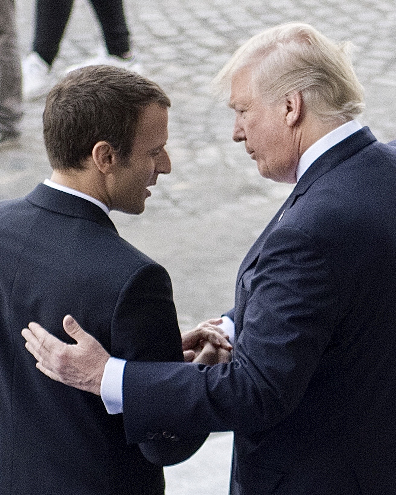 Trump Macron wikimedia commons