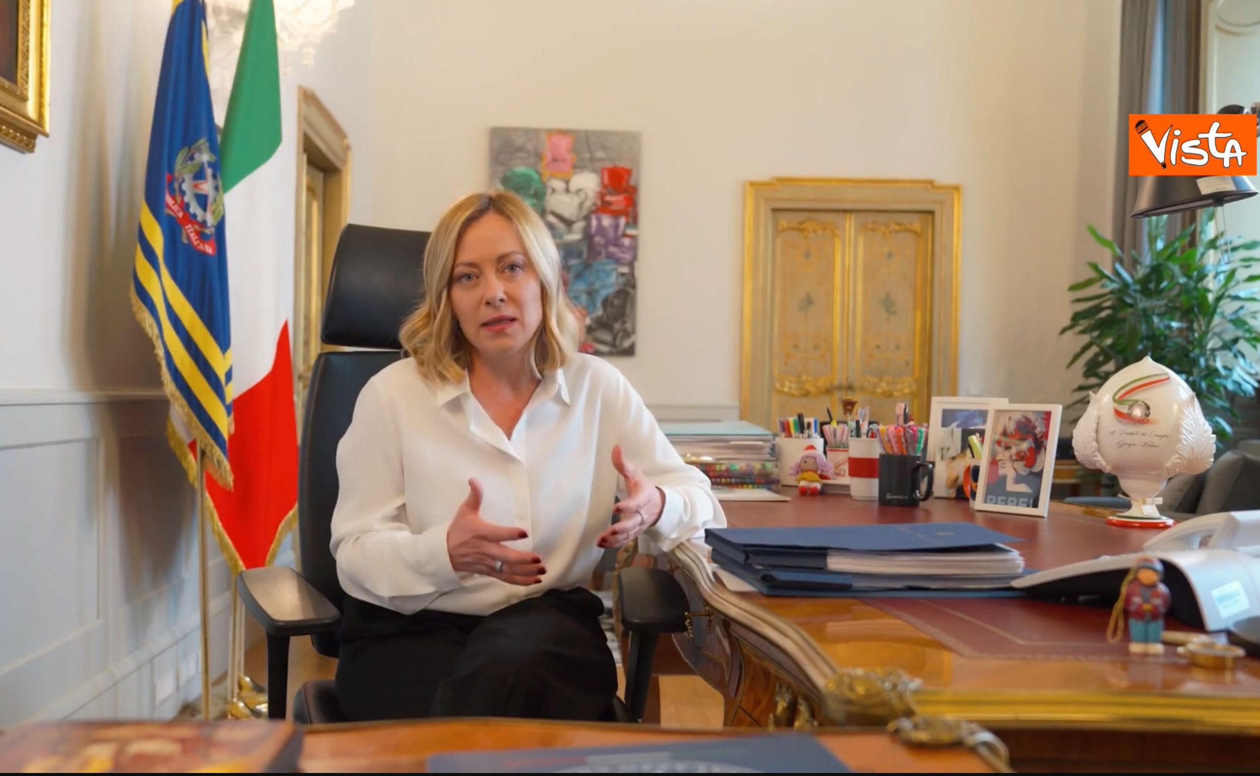 Giorgia Meloni vista