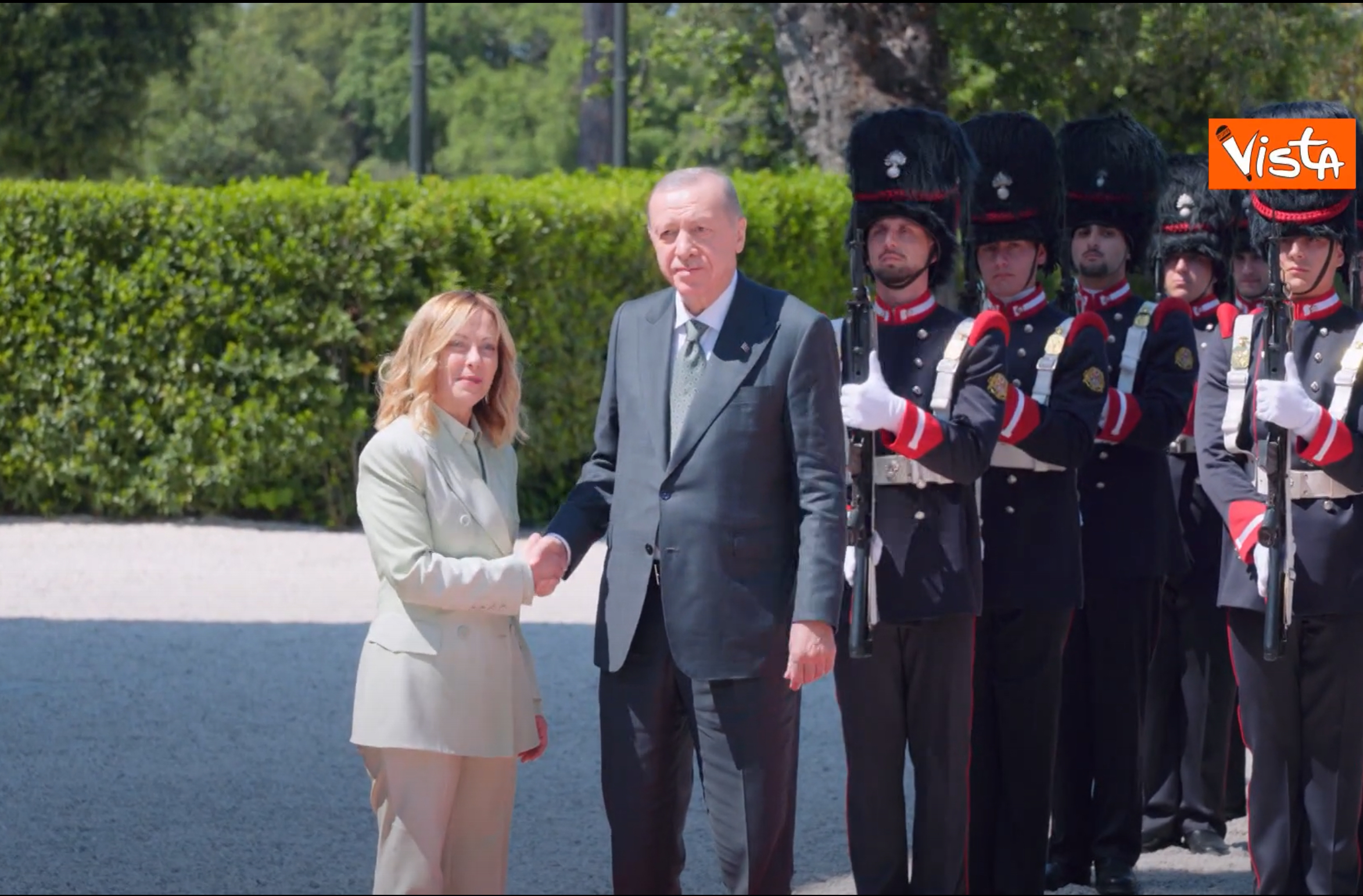 Meloni Erdogan vista
