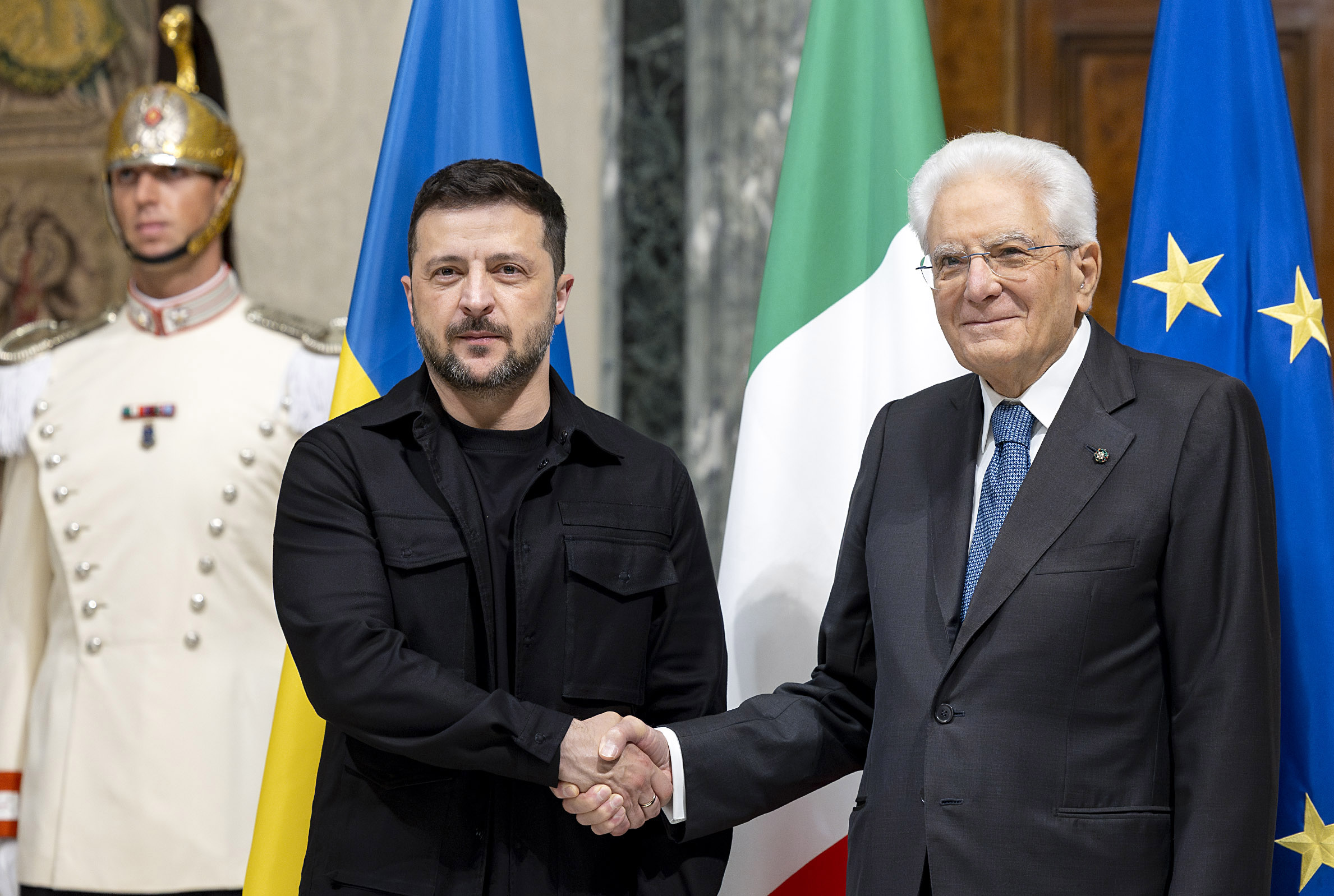Mattarella Zelensky foto Quirinale presidenza della repubblica