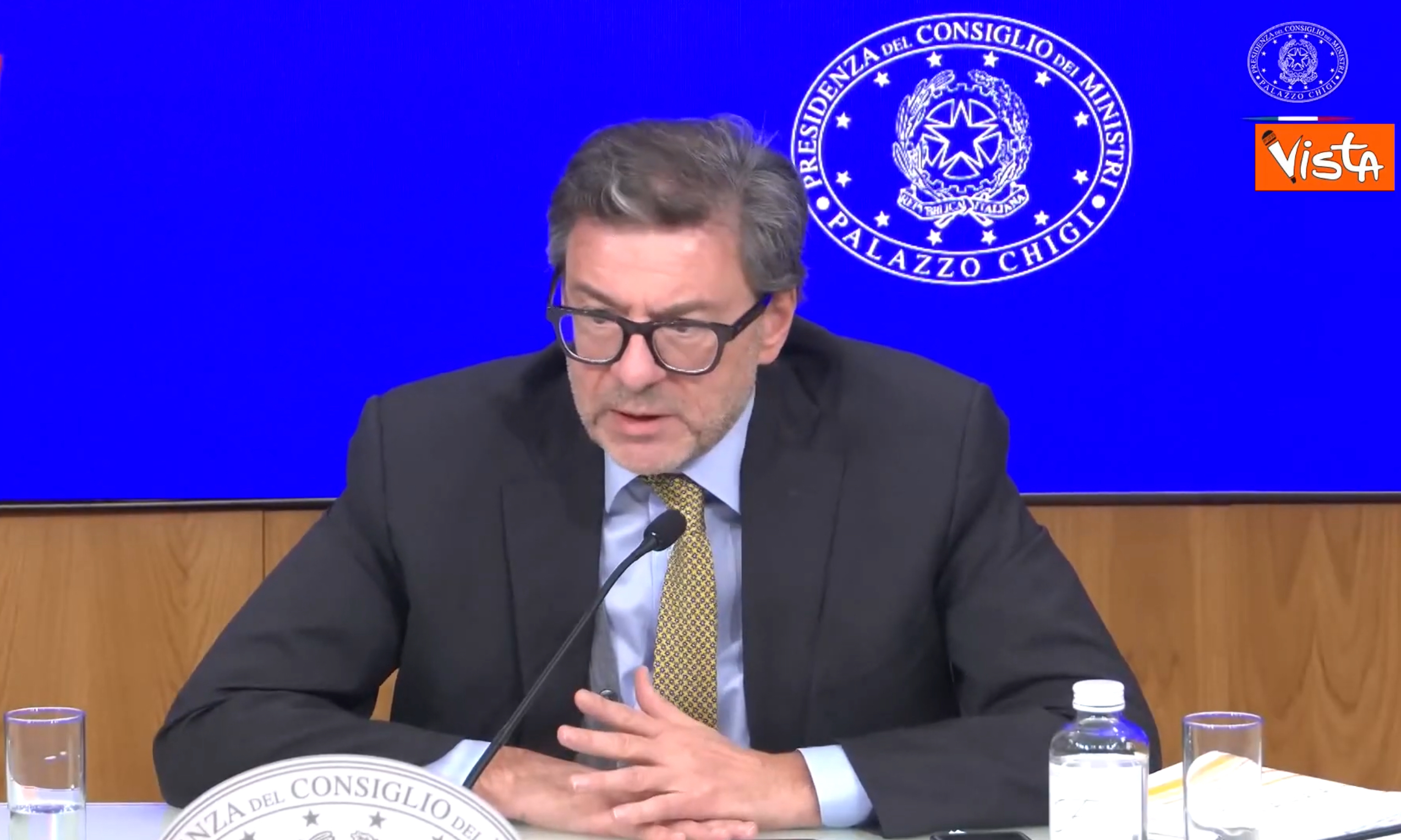 Giancarlo giorgetti vista