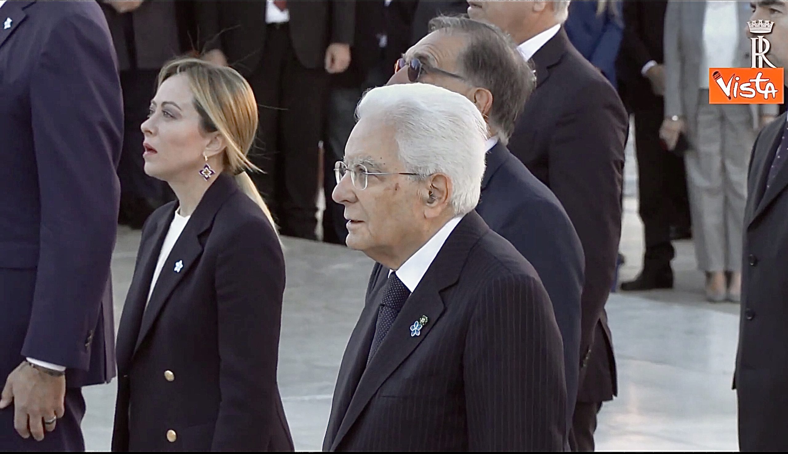 Meloni Mattarella vista